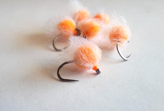 26/48 Mouches Œufs De Pêche - Pour Truite, Saumon, Bass - Hameçons Barbelés - Magic.auto