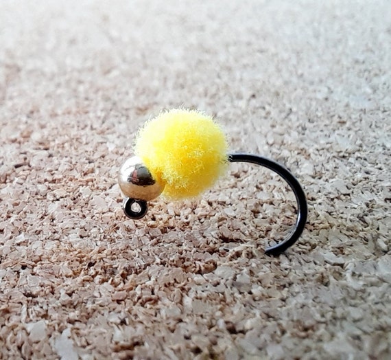 6 - Tungsten Egg Jig - Trout Egg Flies. Euro Nymph Egg. Fly Fishing Flies.  Barbless. Tungsten Egg. Micro Egg Fly.