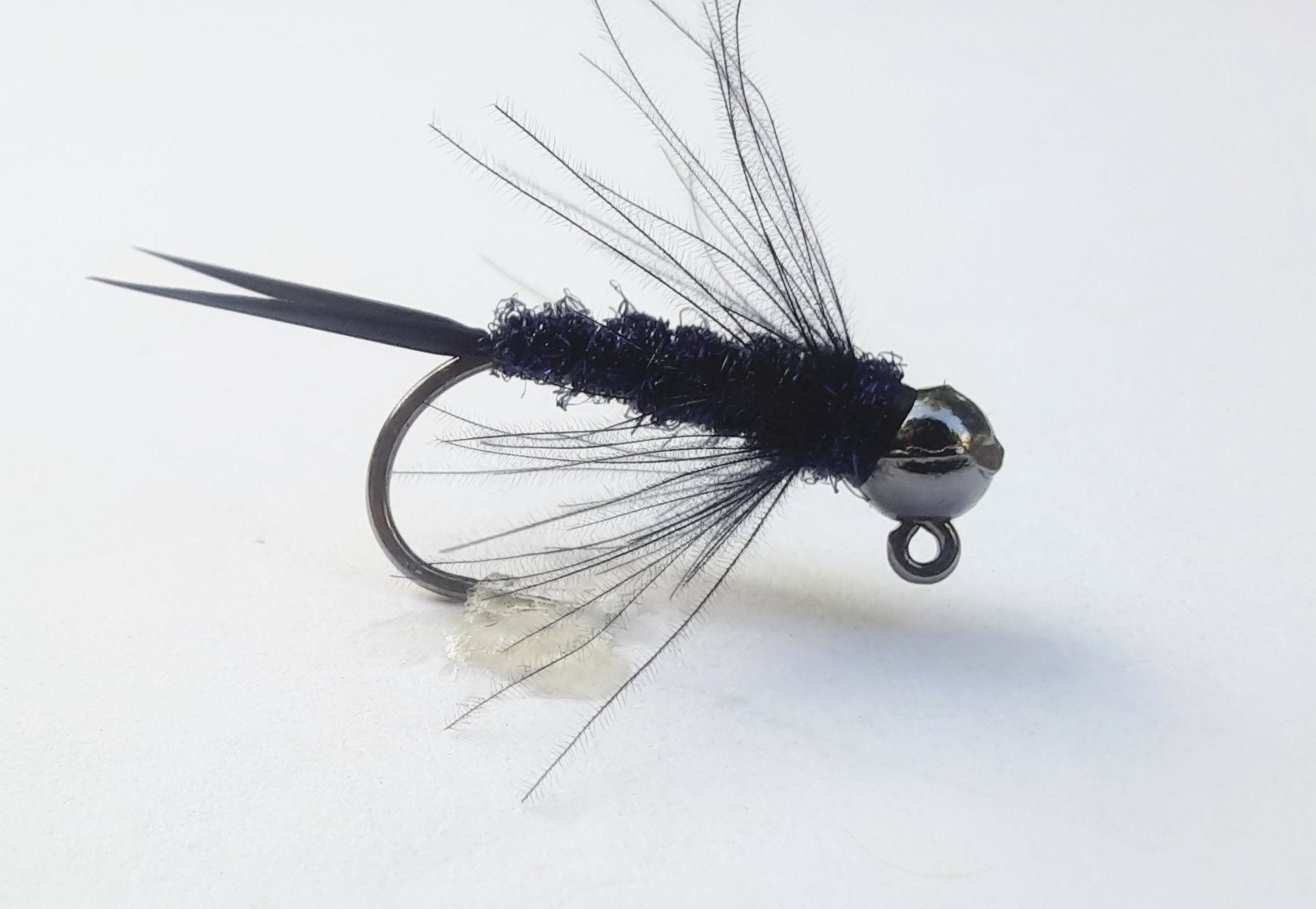 4 UV Black CDC Stonefly Jig Euro Jigs. Tungsten Stone Fly Nymphs. Barbless  CDC Soft Hackle Flies. Colorado Trout Flies. -  Canada