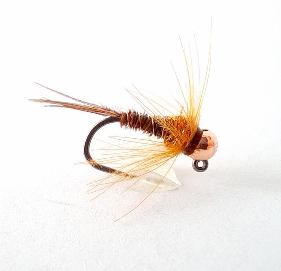 4 Ginger CDC Pheasant Tail Jig Euro Nymphs. Best Pheasant Tail. Fly Fishing  Flies. Colorado Fishing. Tungsten. Barbless. -  Canada