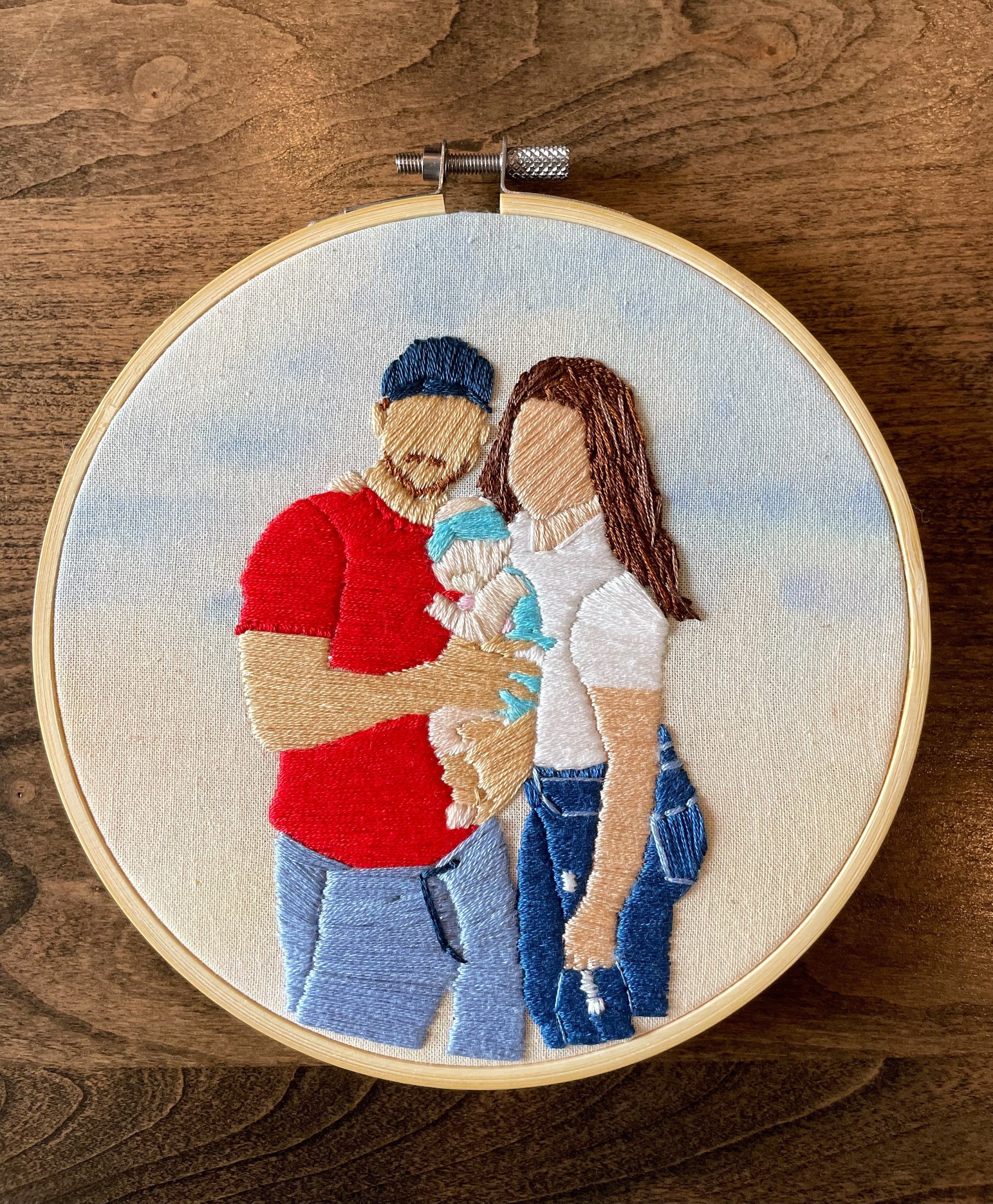 Custom Portrait Embroidery