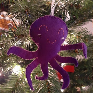 Felt Octopus Ornament