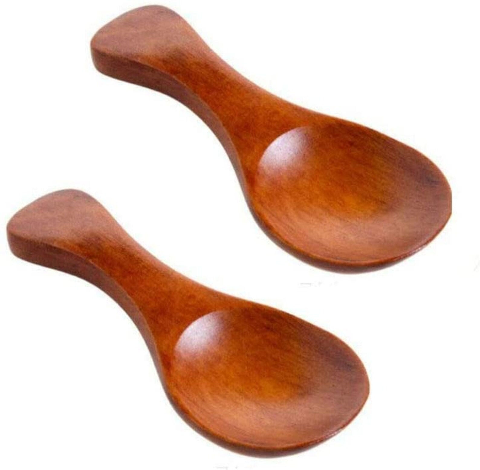 Small Wooden Salt Spoon 20 Pack Mini Wood Spoon with Short Etsy