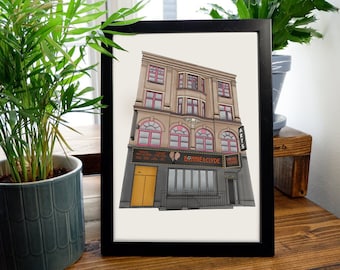 Bonnie & Clyde The Musical West End Digital Art Print A4 A5 Arts Theatre London