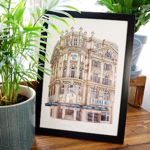 Mamma Mia! West End Digital Art Print A4 A5 Novello Theatre London