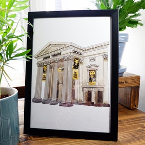 The Lion King West End Digital Art Print A4 A5 Lyceum Theatre London