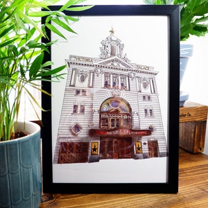 Kilimando West End Digital Art Print A4 A5 Victoria Palace Theater London
