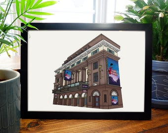 Mary Poppins The Musical West End Digital Art Print A4 A5 Prince Edward Theatre London