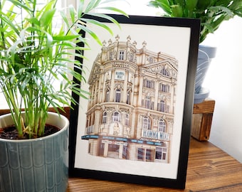 Mamma Mia! West End Digital Art Print A4 A5 Novello Theatre London