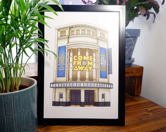 Come From Away West End Digital Art Print A4 A5 Phoenix Theatre London