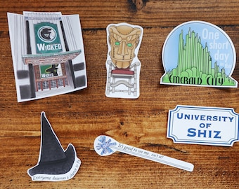Wicked The Musical Stickers | 6 Pack