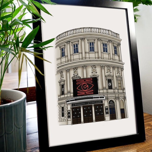 Cabaret West End Digital Art Print A4 A5 The Kit Kat Club at the Playhouse Theatre London