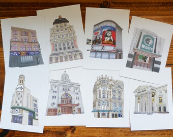 West End Theatre Miniature Prints | A6 Postcards