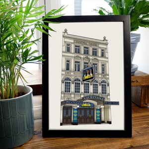 Emilia West End Digital Art Print A4 A5 Vaudeville Theatre London