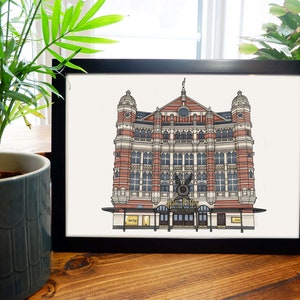 Palace Theatre West End Digital Art Print A4 A5 London
