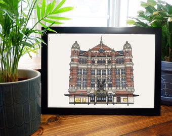 Palace Theatre West End Digital Art Print A4 A5 London