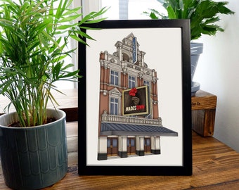 Hadestown West End digitale kunstprint A4 A5 Lyric Theatre London