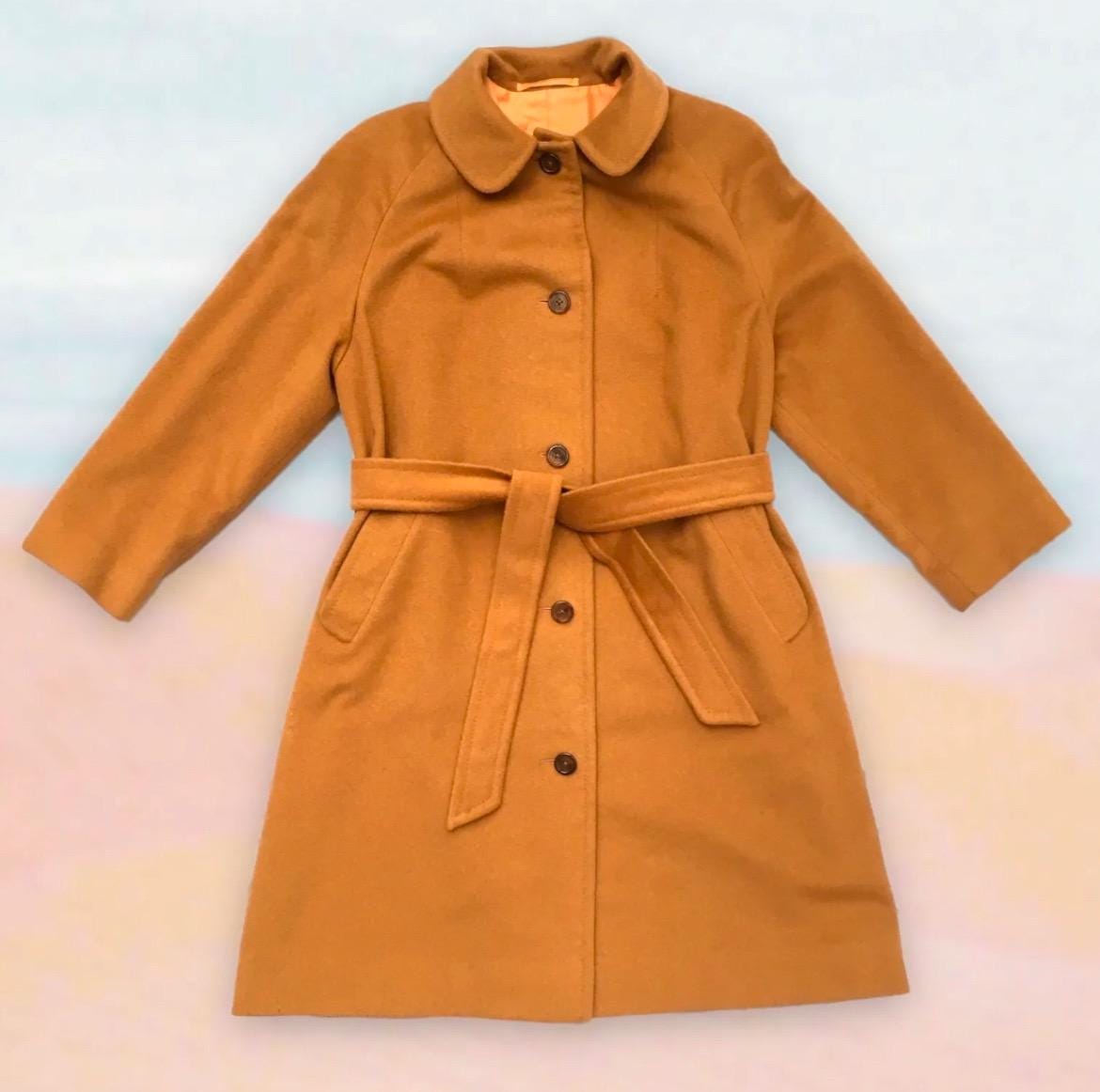 60s【Vintage Aquascutum StainCollar Coat】 1960s Vintage Aquascutum Cotton Stain Collar Coat
