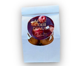 apple cider donut wax melts | fall scented wax melts | food shaped wax melts