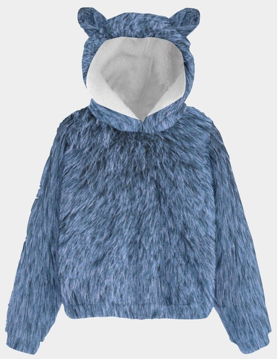 Women 2022 Fashion Sherpa Fleece Hoodie Cute Animal Ear Warm