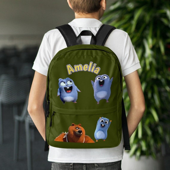 Lemming Costume Kids Grizzy Lemmings Personalized Backpack W - Etsy