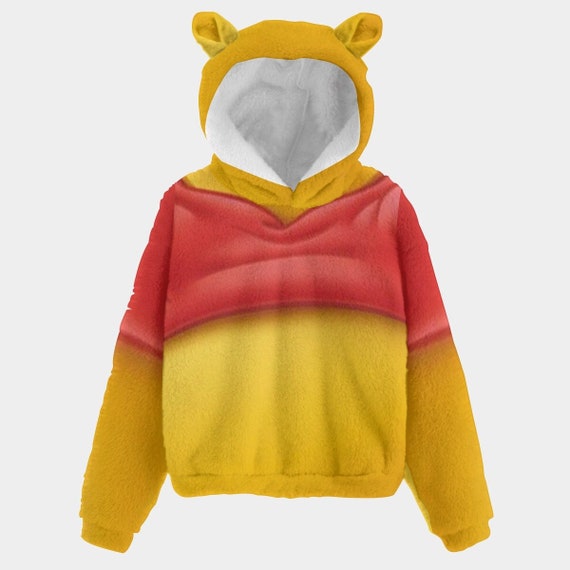 Winnie the pooh hoodie with ears deals