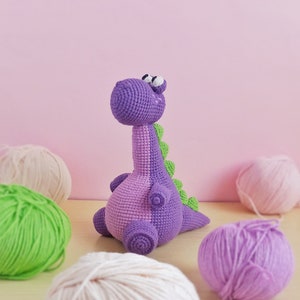 Amigurumi Dinosaur Crochet Pattern: Dragon Toy (PDF File)