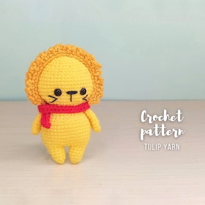 Lion Amigurumi Crochet Pattern: PDF Tutorial