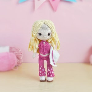 Crochet Doll Pattern: Barbara the Cowgirl Amigurumi (PDF file)