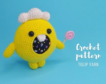 Monster gehäkeltes Amigurumi Muster | PDF Schnittmuster