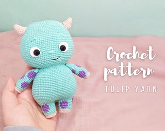 Amigurumi monster | Crochet monster pattern | PDF