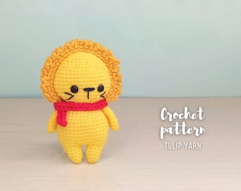 Lion Amigurumi Crochet Pattern: PDF Tutorial