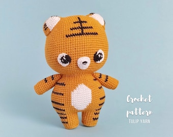 Amigurumi Tiger Crochet Pattern: Easy-to-Follow Tutorial (PDF)