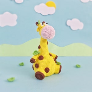 Amigurumi giraffe pattern | Giraffe crochet pattern | Handmade crochet giraffe tutorial | PDF amigurumi crochet pattern