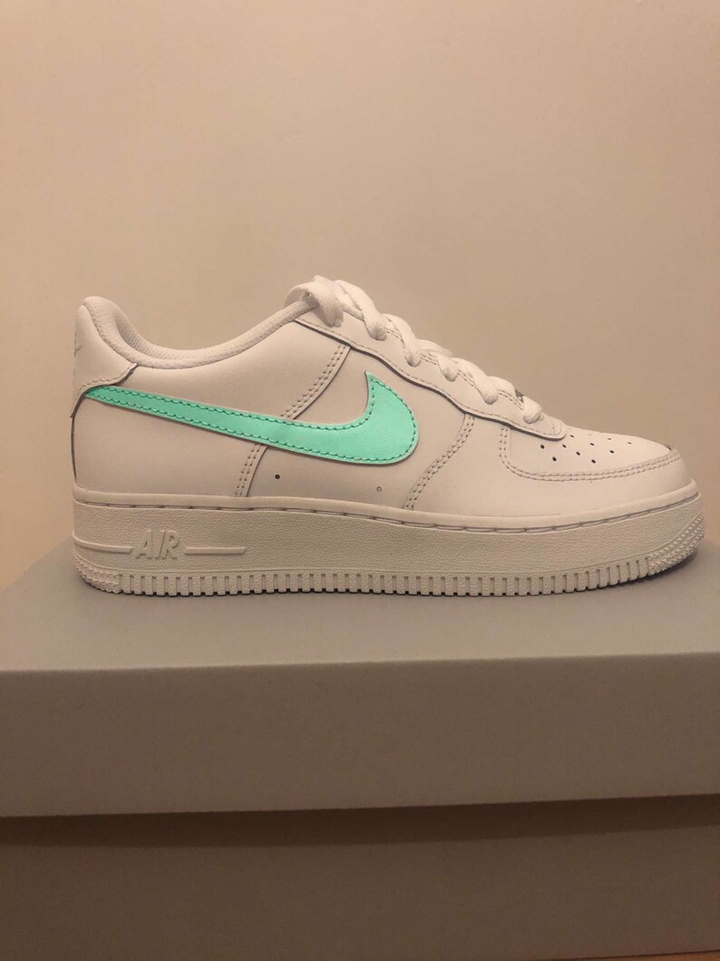 Custom Air Force 1 Mint Green | Etsy