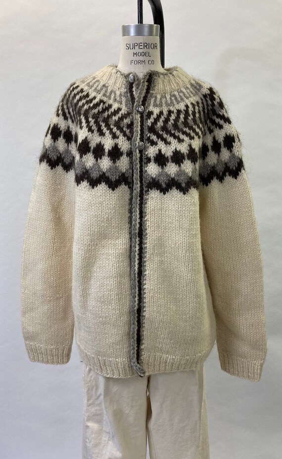 Lined Fair Isle Cardigan