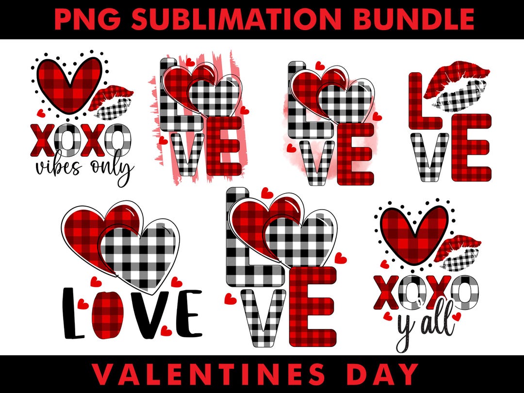 Valentines Day Sublimation Designs, Valentines Day Png Designs ...