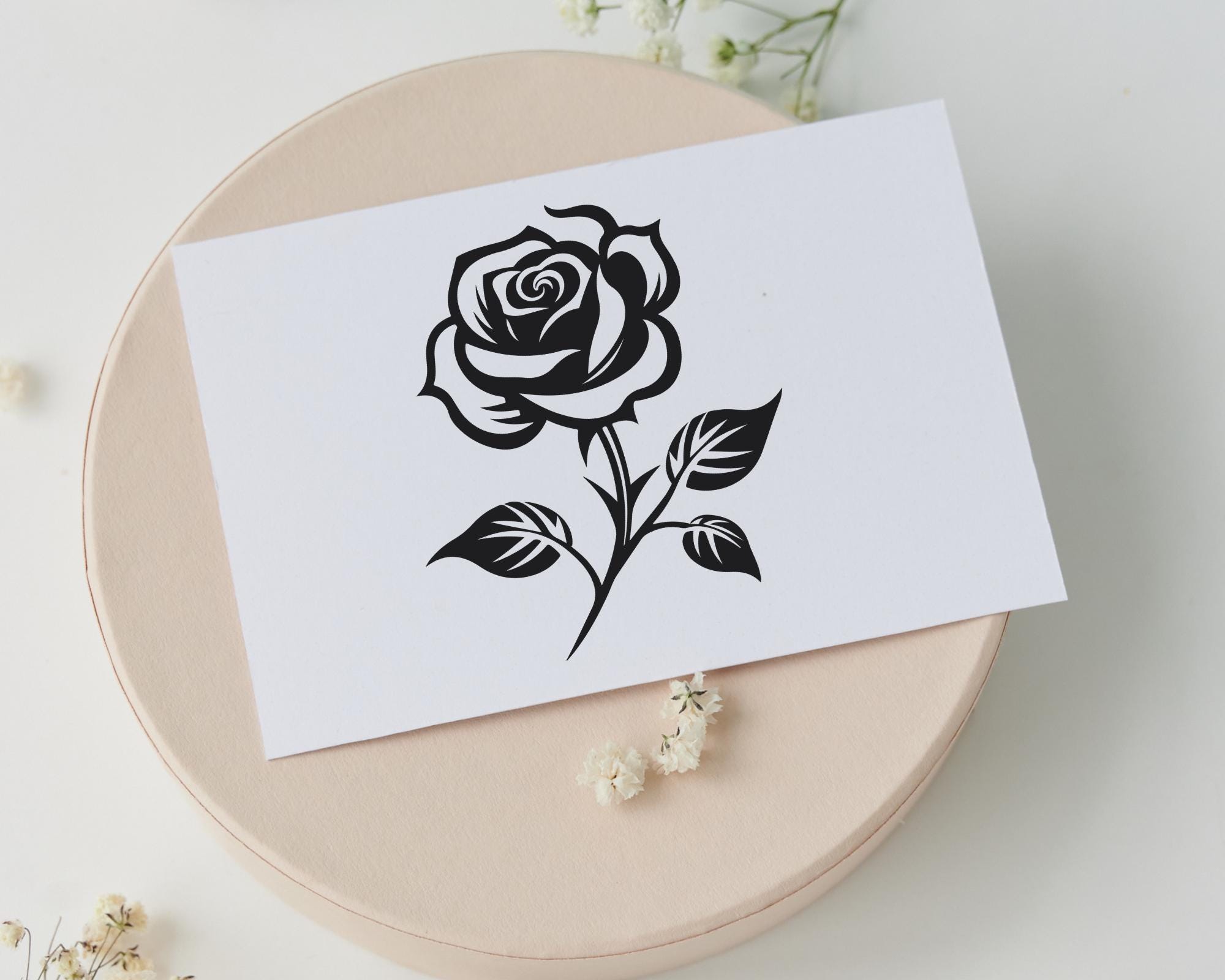Rose Svg Bundle, Floral Svg Designs, Rose Cut Files, Flower Svg Bundle ...