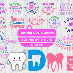 Dental svg bundle dental png bundle dentist svg dentist png dental assistant svg png dental hygenist svg png commercial use cricut cut files
