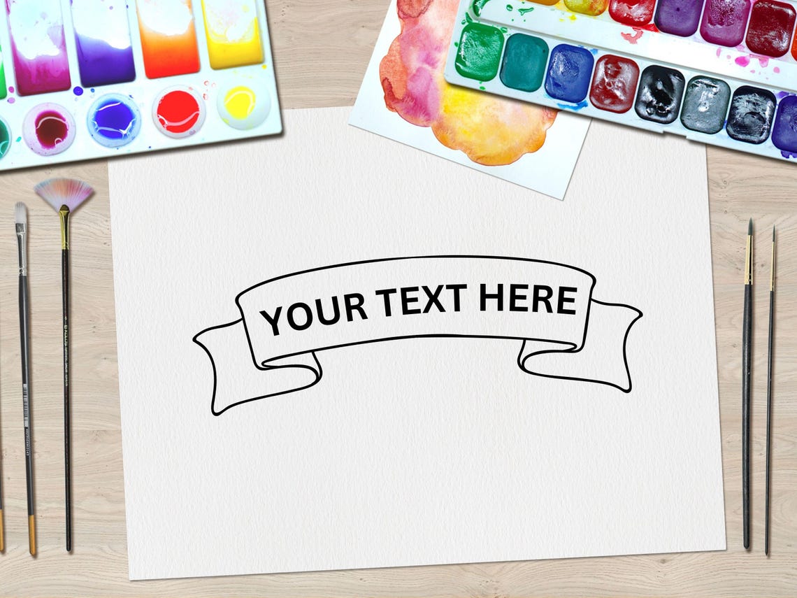 Banner Ribbon Wave Svg, Banner Ribbon Svg, Banner, Ribbon, Label ...