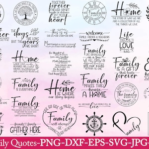Family Life home quotes svg, Family life svg, family quotes svg bundle, Family Sign Svg Bundle, Funny Cut Files, Home Decoration Pack