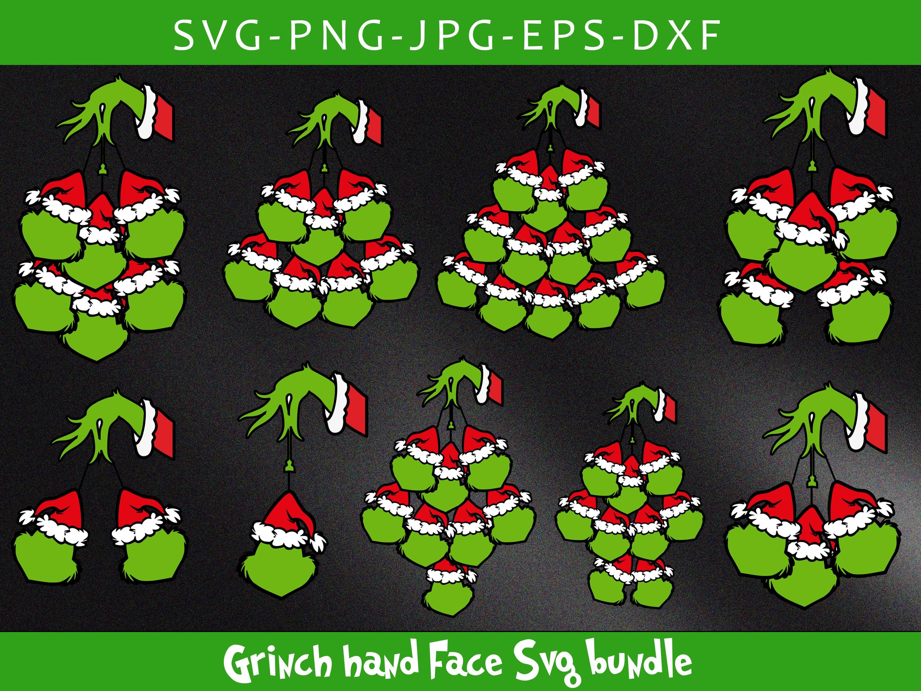 Grinch hand face svg,The green svg, Grinch Face Svg,Grinch Hand, Grinch SVG Bundle,Green character,Grinch T-Shirts, Grinch PNG for Shirt