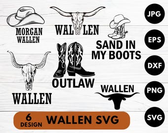 Wallen svg designs, wallen svg for shirts, Morgan Wallen Svg, Morgan Wallen Clipart, Morgan Wallen Png, Country Music Svg, Wallen Svg, music