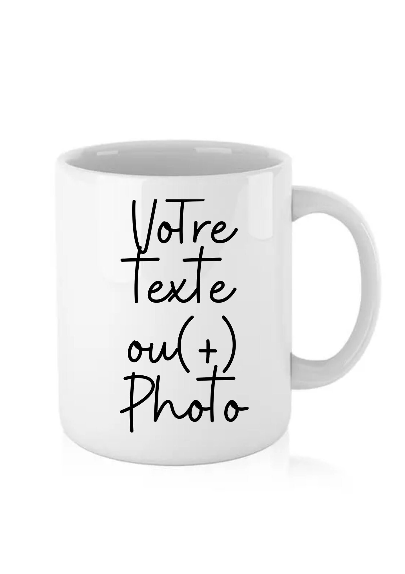 Mug - Texte à Personnaliser Cadeaux Personnalisés | Mug Personnalisé Tasse Personnalisée Fête Des Gr