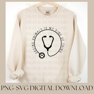 Saving Animals is my kind of thing, Digital Download, SVG, PNG, Circut Cut File, Vet Tech, Vet, Shirt, Download