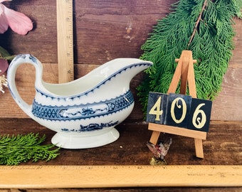 406 Vintage Wood and Sons Gravy Boat "Warwick" , China, Serving Ware