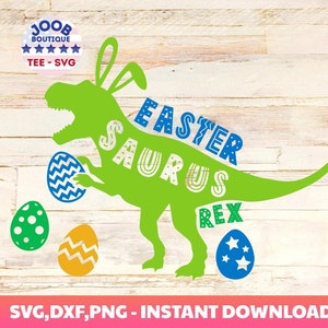 T-Rex Pascua svg, Bunny Saurus svg, Dinosaurio de Pascua svg, T-Rex Bunny svg, Feliz Pascua, Cita divertida de Dino, Dino con orejas de conejo, Camisa para niños, Cricut