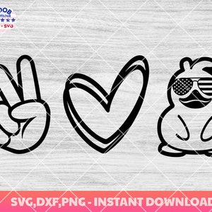 Peace Love pato SVG, 4WD offroad, Peace Love SVG, Peace Sign Svg, Offroad life, Offroad Heart Girl, American offroad Svg, 4x4 offroad Lover, Cricut
