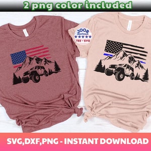 American offroad Svg,terrain Graphics,USA Flag,US terrain,offroad Silhouette,Amarican Flag , 4x4 offroad Clip art,Flag Usa,Cricut Silhouette image 3