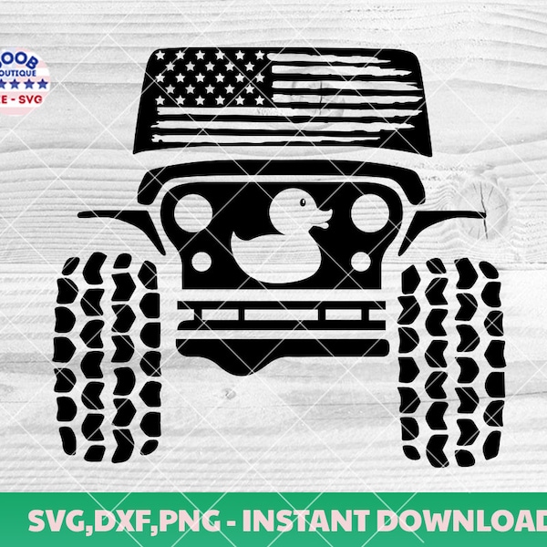 American offroad duck Svg, duck lover, terrain Graphics,USA Flag,US terrain,offroad Silhouette,duck wave Offroad,4x4 offroad Clip art,Cricut